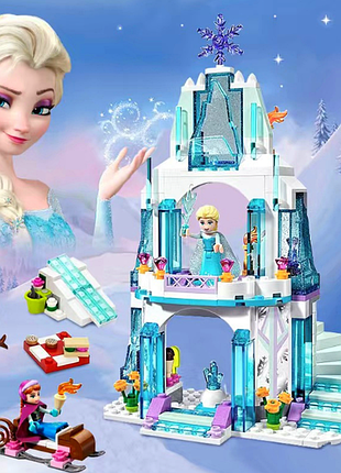 Дитячий конструктор замок холодне серце принцеса princess 3312 палац ельза для дівчаток