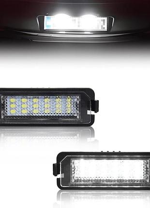 2 шт. підсвітка номерного знака для vw golf mk4 12 в license plate light eugs-golf6-bw світлодіодна платформа для номерного знака