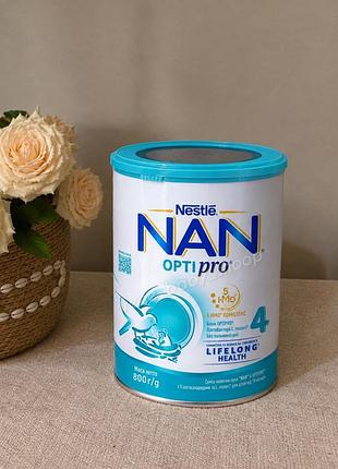 Суміш nan opti pro 4 nestle від 19 місяців 800 г