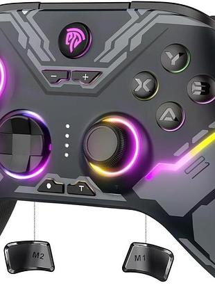 Беспроводной геймпад с rgb-подсветкой easysmx x15 беспроводной геймпад с джойстиками и триггерами