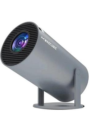 Проектор с android 11 wi-fi 2.4/5ghz magcubic hy300 smart 4k мультимедийный проектор с хорошим изображением