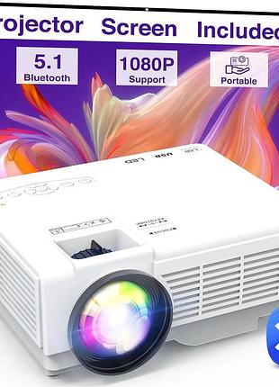 Yooyaa xr11 портативный bluetooth мини проектор full hd 1080p видеопроектор для домашнего кинотеатра
