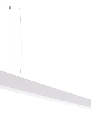 Лінійний підвісний світлодіодний світильник flf-66 45w nw wh led 1,2m brille 33-235