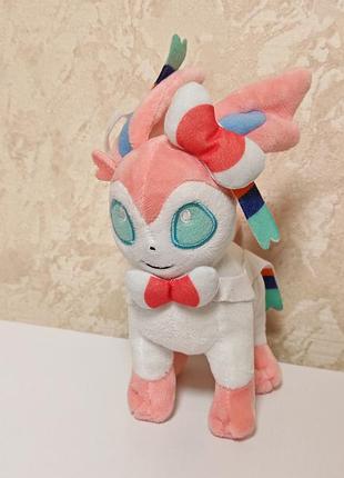 Плюшевая игрушка покемон сильвеон (pokemon sylveon)