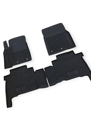 Коврики салона toyota land cruiser 200 (2012-) борт 2,5 см, с перемычкой avto-gumm