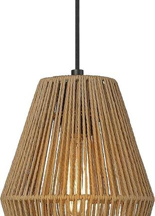 Подвесныой светильник elyona pendant light плетенный светильник в стиле бохо