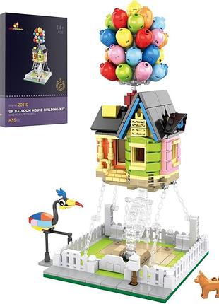 Конструктор летающего дома 28 см jmbricklayer 20110 набор строительных блоков для детей