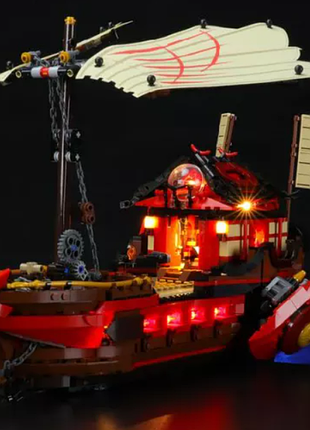 Комплект підсвічування yeabricks led lighting kit llk404 підсвітка для набору lego ninjago подарунок долі (71705) (lgk404)