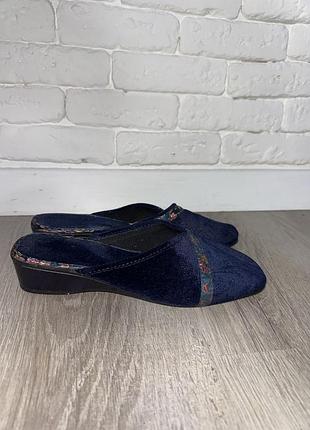 Велюрові тапки marks&spencer 40р