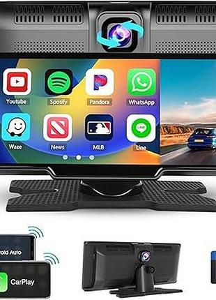 Автомагнитола hikity a3086, t86dvr 10.26 inch smart screen player портативный автомобильный экран 2.5k, 64 гб
