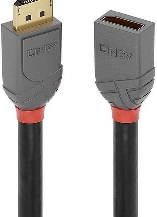 Кабель 3 м displayport lindy 36498 удлинительный высококачественный кабель для телевидения