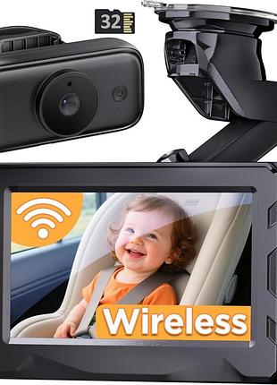 Автомобильная камера для ребенка nuotun baby car camera abs-61 камера с беспроводным монитором