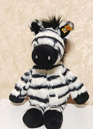 Мягкая игрушка зебры steiff soft cuddly friends zora оригинал