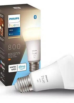 Светодиодная лампочка 9 вт philips hue 9290018216a умная лампочка с голосовым управлением