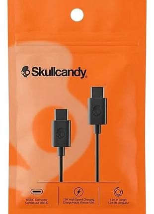 Type c-type c кабель 50 см skullcandy c s7rcp-s750 універсальний type c кабель для заряджання 15 вт