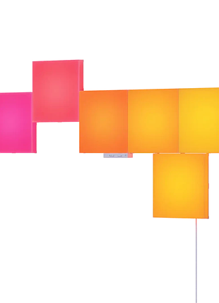 6 шт. розумні світлові панелі 231х231х29 мм 1200-6000 k nanoleaf blocks squares настінні розумні світлодіодні панелі