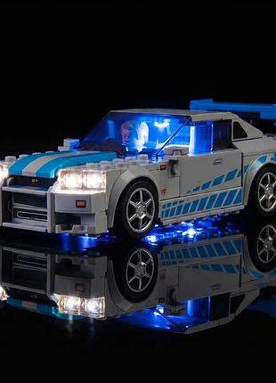 Комплект подсветки для lighting kit p46401 76917 speed ​​champions 2 fast светодиодная подсветка для конструктора