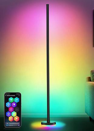 Умный светодиодный напольный светильник 140см amazefun luminous base floor lamp светильник с дистанционным управлением