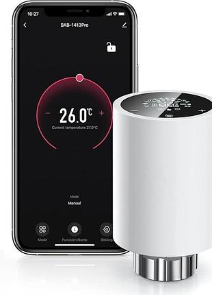 Радіаторний термостат thermostat radiator valve-zigbee bab-1413 pro цифровий термостат