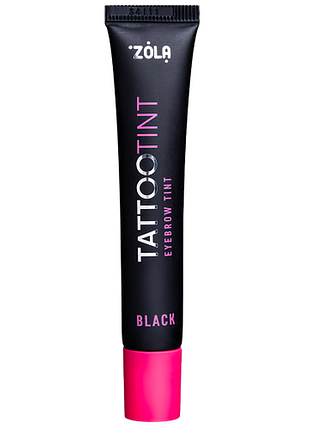 Zola фарба для брів та вій tattoo tint black
