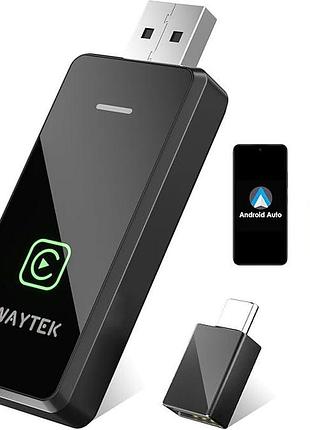 Беспроводной адаптер apple carplay/android auto 2 в 1 pwaytek wireless carplay adapter авто-адаптер carplay