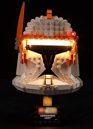 Комплект светодиодной подсветки lighting kit gc420 75350 подсветка для набора lego шлем командира коди
