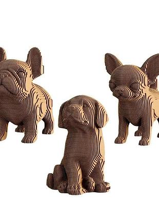 Картонний конструктор 3d puzzle "puppies trio" cartpuppies 227 деталей