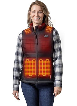 Нагреваемый жилет с 7 зонами l ororo women's 7-zone heated vest жилет с регулируемым подогревом