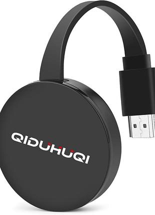 Hdmi-адаптер wi-fi 2,4 ггц qiduhuqi беспроводной hdmi-адаптер для трансляции изображения с телефона на большой экран
