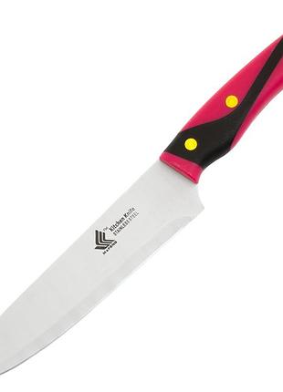 Ніж кухарський c - 056 - 7" рожевий