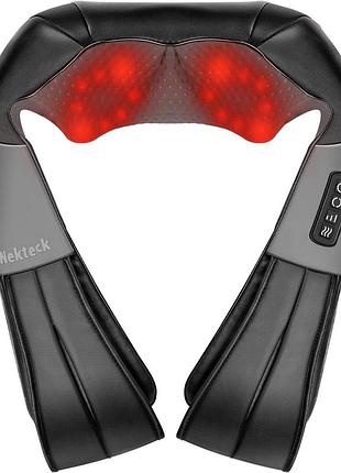 Масажер для шиї nekteck lms-801 електричний масажер для глибокого масажу шиї