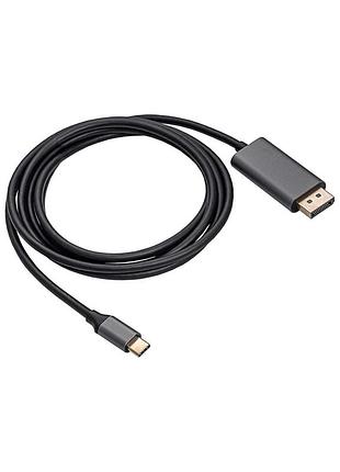 Кабель usb c to display 1.4 hx326-1.5m-de - 1.5 м качественный кабель для мониторов displayport 1.4