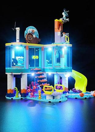 Комплект світлодіодної підсвітки для lego «морський рятувальний центр» cooldac gc609 41736 підсвітка для багаття лего