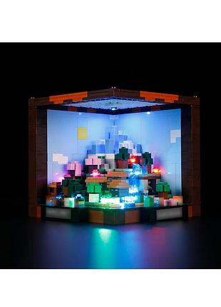 Світлодіодна підсвітка для lego minecraft 21265 led lightning kit gc820 комплект світлодіодної підсвітки для конструктора
