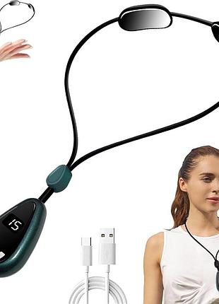 Портативный массажер для шеи pulse neck massager массажер с регулировкой интенсивности