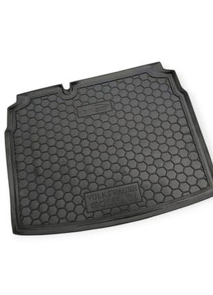 Коврик багажника vw golf 5-6 2003-2013 хетчбэк, с докаткой avto-gumm