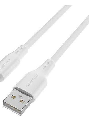 Usb кабель senteo sl-05 foamed silicone cable usb-a до lightning 1000mm белый 2