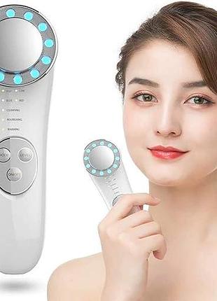 Масажер для обличчя cleansing optical rejuvenation device es-1022 машина для підтягування обличчя 7 в 1
