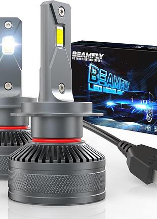 Светодиодные led лампы для фар beamfly be your lighting expert h7
