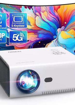 Портативный мультимедийный проектор yuzino v6 с wifi и bluetooth hdmi мини-проектор со встроенными динамиками