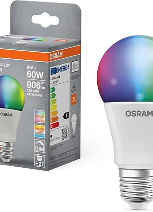 Светодиодная лампа e27 osram ledvance ac69227 806lm classic a60 e27 multicolor умная led-лампа