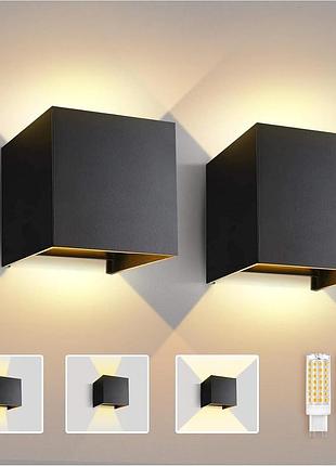2шт. настенный светильник с заменяемыми лампами 5w 3000k 10см lureshine led wall light g9 настенный светильник с регулировкой