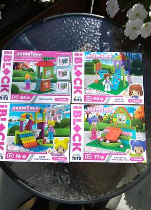Конструктор для дівчаток iblock junior «дитячий майданчик», ціна за одну позицію.