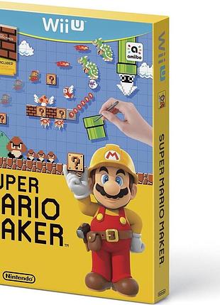 Гра "супер маріо" для консолі nintendo англійською мовою wii super mario maker колекційне видання гри+артбук