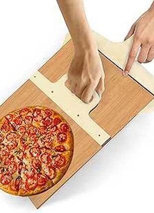 Лопатка для піци 25×40 см sliding pizza peel велика лопатка для перенесення піци
