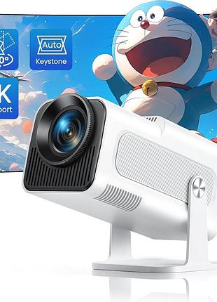 Мини-проектор с вращением 270° toptro tr27 4k/1080p улучшенный мини-проектор с динамической цветопередачей