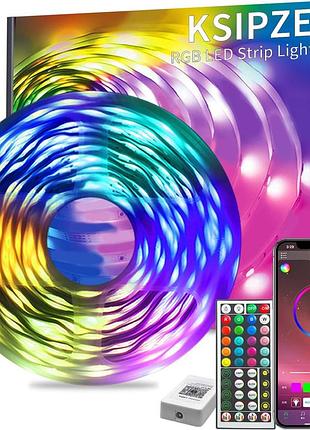Led стрічки синхронізації з музикою rgb, зміна кольору по bluetooth, керування програмою та пультом ду