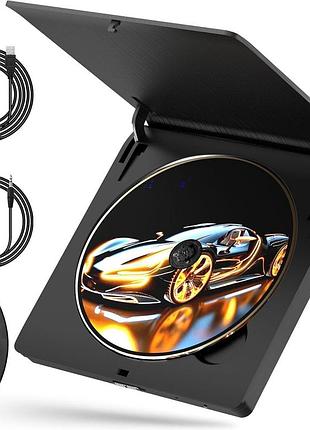 Внешний cd-плеер для автомобиля homlab c100 player for car автомобильный cd проигрыватель с aux, usb портами