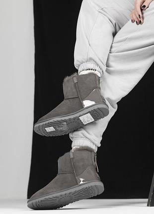 Жіночі ugg zip mini grey lacquer 1 zip