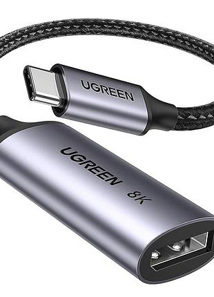 Кабель-адаптер usb-c к displayport 1.4 ugreen адаптер для подключения устройств с usb-c к дисплеям с displayport